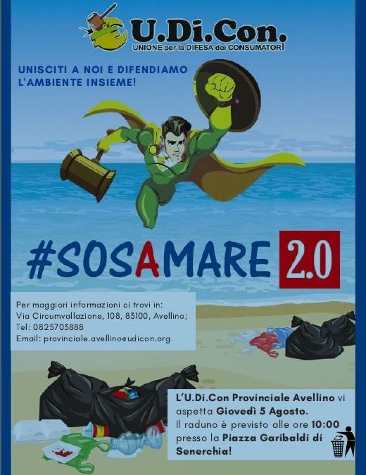 GIORNATA U.Di.Con contro la contraffazione e per la tutela dell’ambiente – 5 agosto 2021 Senerchia (Av)