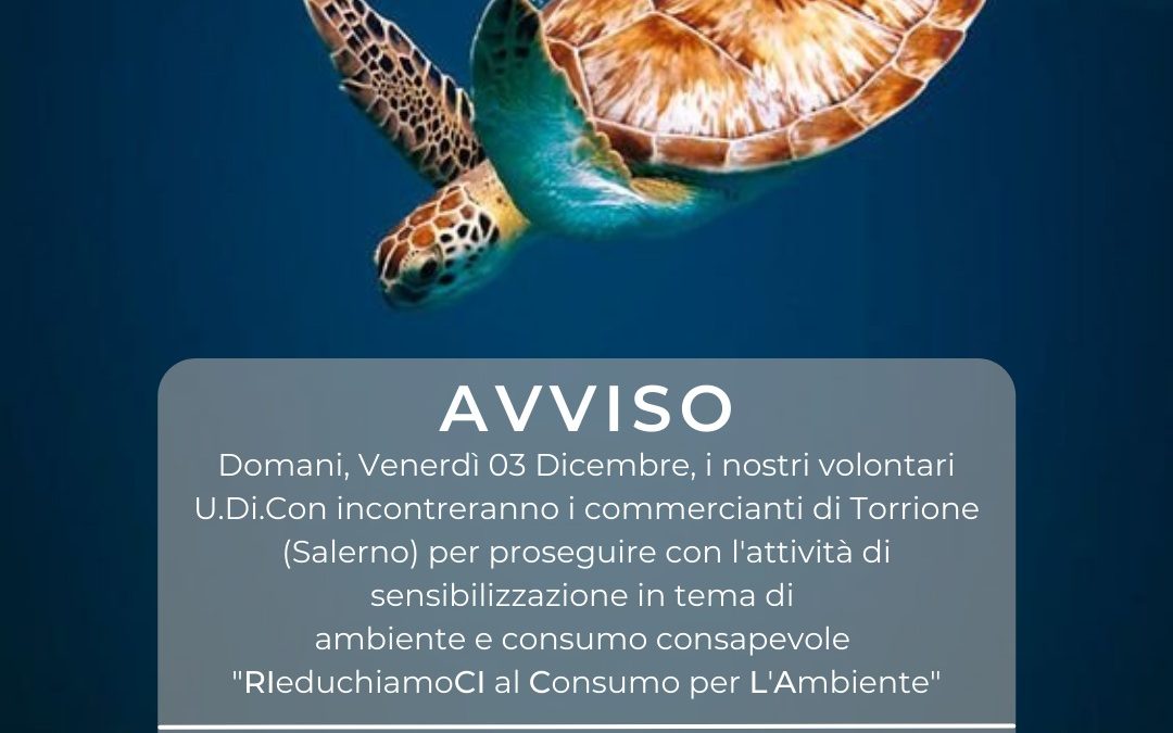 I volontari U.Di.Con incontrano i commercianti di Torrione a Salerno – 3 dicembre 2021