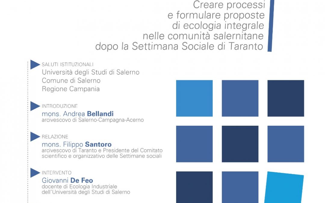 Anna Della Mura, Vicario U.Di.Con Regionale Campania, presenta il progetto RI.CI.CLA al Convegno Comunità Generative e Resilienti organizzato dall’Ufficio per i Problemi Sociali e del Lavoro dell’Arcidiocesi di Salerno-Campagna-Acerno, Salerno,18 dicembre 2021