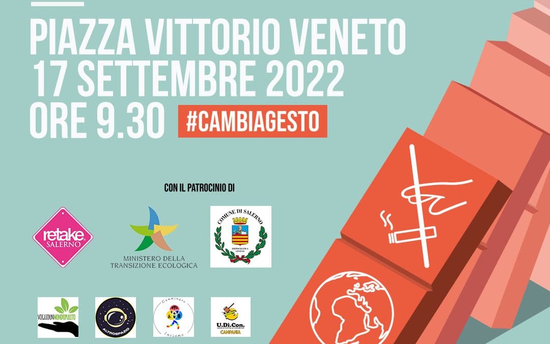 Un piccolo gesto per cambiare il mondo. U.Di.Con partecipa a Clean Up the world il 17 settembre a Salerno