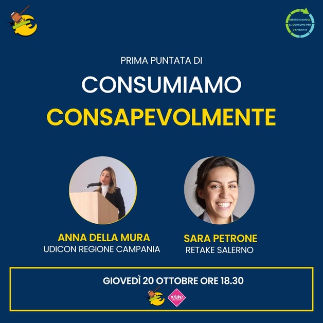 Prima puntata di Consumiamo Consapevolmente – webinar per l’ambiente