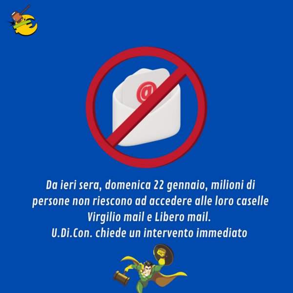 Da ieri sera, domenica 22 gennaio 2023, milioni di persone non riescono ad accedere alle loro caselle Virgilio mail e Libero mail