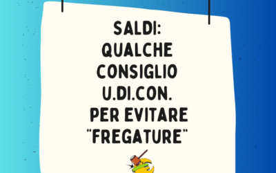 Prende il via da oggi in Regione Campania la stagione dei saldi invernali: i consigli di U.Di.Con. per non incorrere in raggiri