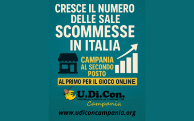 Cresce il numero delle sale scommesse in tutta Italia. La Regione Campania è al secondo posto per la presenza di sale fisiche e al primo per il gioco on line